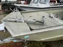 Lowe Roughneck Aluminum Fishing Boat, Mercury Outboard, Trailer Included