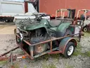 LOT OF A 4-WHEELER AND TRAILER