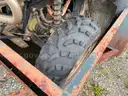 LOT OF A 4-WHEELER AND TRAILER
