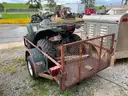 LOT OF A 4-WHEELER AND TRAILER