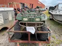 LOT OF A 4-WHEELER AND TRAILER