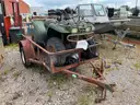 LOT OF A 4-WHEELER AND TRAILER