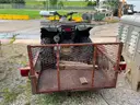 LOT OF A 4-WHEELER AND TRAILER