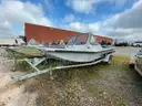 Aluminum Boat with Mercury Outboard and EZ Loader Trailer