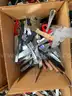 LOT OF KNIVES, KITCHEN UTENSILS &#x26; HAND TOOLS