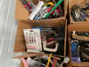 LOT OF HAND TOOLS, KNIVES &#x26; CORK SCREWS