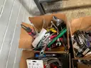 LOT OF HAND TOOLS, KNIVES &#x26; CORK SCREWS