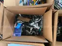LOT OF HAND TOOLS, KNIVES &#x26; CORK SCREWS