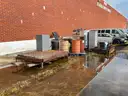 LOT OF SCRAP METAL (1) WASHER CLOTHES (COMMERCIAL)--