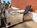 LOT OF SCRAP METAL (1) WASHER CLOTHES (COMMERCIAL)--
