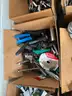 LOT OF KNIVES, MULTI-TOOLS, KITCHEN UTENSILS &#x26; CORK SCREWS
