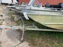 Aluminum Fishing Boat with Mercury Outboard, Trailer Included