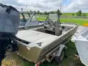 Aluminum Fishing Boat with Mercury Outboard, Trailer Included
