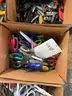 LOT OF KNIVES, SCISSORS, HAND TOOLS &#x26; CORK SCREWS