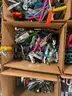 LOT OF KNIVES, SCISSORS, HAND TOOLS &#x26; CORK SCREWS