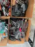 LOT OF HAND TOOLS, MULTI-TOOLS, KNIVES &#x26; KITCHEN UTENSILS