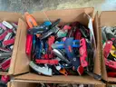 LOT OF HAND TOOLS, KNIVES &#x26; CORK SCREWS