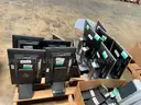 LOT OF COMPUTERS AND MONITORS AND MONITOR ARMS