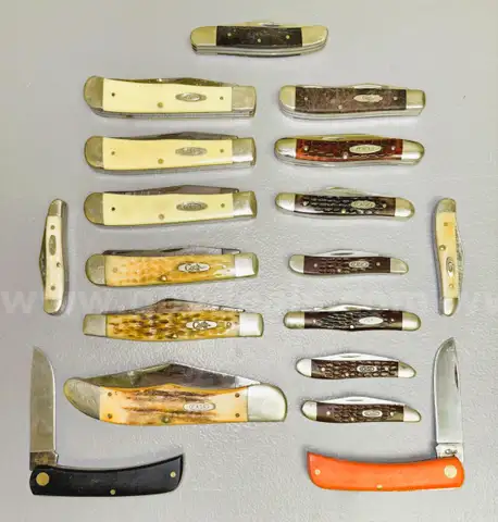 LOT OF 16 CASE POCKET KNIVES