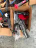 LOT OF POCKET KNIVES, HAND TOOLS &#x26; CORK SCREWS