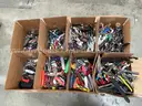 LOT OF HAND TOOLS, POCKET KNIVES &#x26; CORK SCREWS