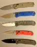 LOT OF 5 BENCHMADE POCKET KNIVES - USED!