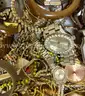 LOT OF ASSORTED COSTUME JEWELRY - USED!