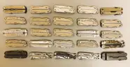 LOT OF 25 ASSORTED STYLE LEATHERMAN MULTI-TOOLS - USED!