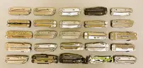 LOT OF 25 ASSORTED STYLE LEATHERMAN MULTI-TOOLS - USED!