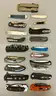 LOT OF 20 ASSORTED STYLE POCKET KNIVES/MULTI-TOOLS - USED!