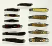 LOT OF 12 ASSORTED CASE KNIVES - USED!