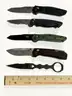 LOT OF 5 BENCHMADE POCKET KNIVES - USED!