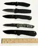 LOT OF 5 BENCHMADE POCKET KNIVES - USED!