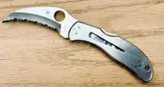 LOT OF 5 SPYDERCO POCKET KNIVES - USED!