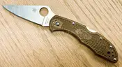 LOT OF 5 SPYDERCO POCKET KNIVES - USED!