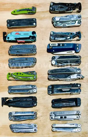 LOT OF 20 LEATHERMAN MULTI-TOOLS - USED!