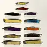 LOT OF 12 ASSORTED COLOR CASE KNIVES - USED!