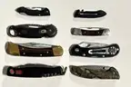 LOT OF 8 BUCK POCKET KNIVES - USED!