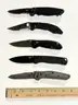 LOT OF 5 BENCHMADE POCKET KNIVES - USED!