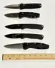 LOT OF 5 BENCHMADE POCKET KNIVES - USED!