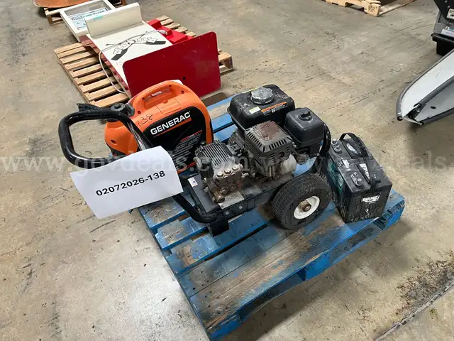 LOT OF PRESSURE WASHER AND GENERATOR