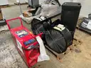 LOT OF FANS AND DISPLAY UNIT