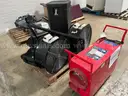 LOT OF FANS AND DISPLAY UNIT