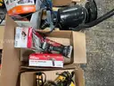 LOT OF VARIOUS POWER TOOLS, SHOP TOOLS, MULTI USE POWER TOOLS