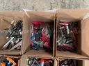 LOT OF POCKET KNIVES, HAND TOOLS AND CORKSCREWS
