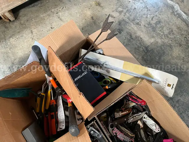 Lot of Knives, Hand Tools, and Corkscrews