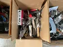 Lot of Knives, Hand Tools, and Corkscrews