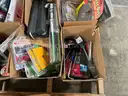 LOT OF UTILITY KNIVES, HAND TOOLS AND SAW TOOLS