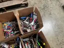 LOT OF KNIVES, POCKET KNIOVES, MULTI-TOOLS, WINE OPENERS, TOOLS and SCISSORS