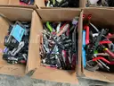 LOT OF KNIVES, POCKET KNIOVES, MULTI-TOOLS, WINE OPENERS, TOOLS and SCISSORS